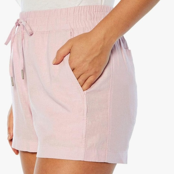 Gap Women’s Linen Blend Pull On Shorts Windsome Orchid Size Medium Lightwieght - Picture 1 of 8